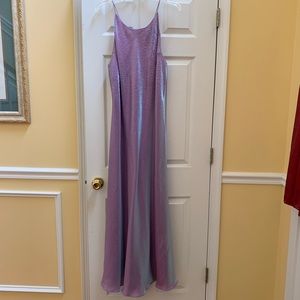 Chelsea Nites Lilac Formal Dress with Scarf 20W